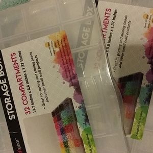 2 Crafting Storage Boxes